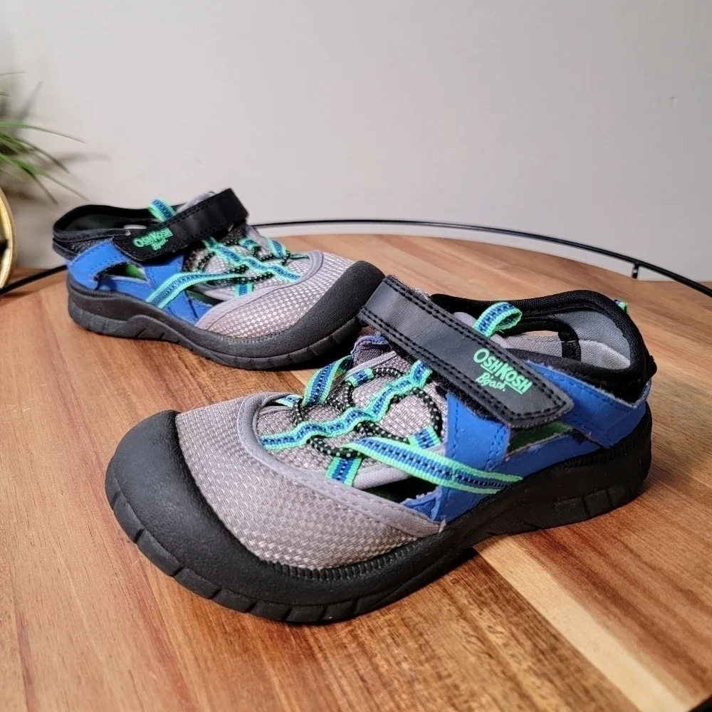 Osh Kosh Bump Toe Athletic Sporty Washable Play Sandals Sneakers Size 11